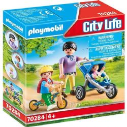 PLAYMOBIL CITY LIFE - MAMAN AVEC ENFANTS #70284